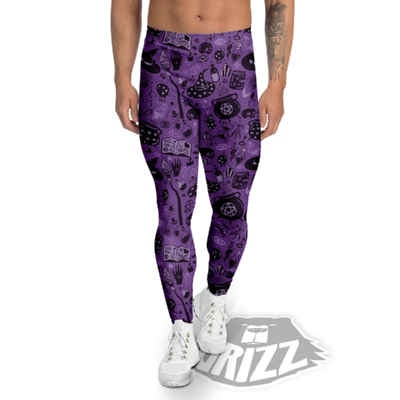 Daily Specials Wizard Magic Print Pattern Men's Leggings