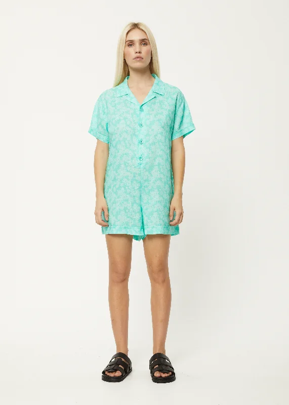 Crazy Deals AFENDS Womens Benny Kokomo - Playsuit - Jade Daisy