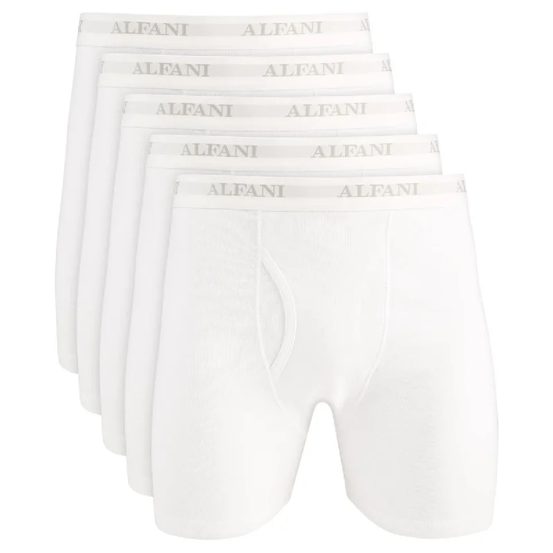 Big Savings Alfani Mens 5 Pack Moisture Wicking Boxer Briefs