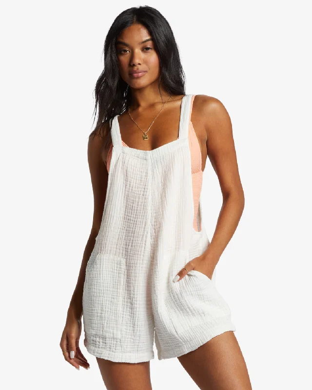 New Markdowns BILLABONG BEACH CRUSH OVERALL - WHITE