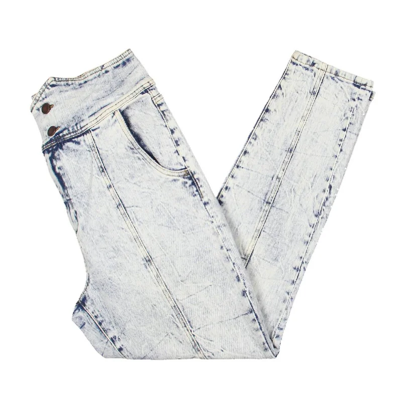 Quick Sale [BLANKNYC] Womens Ankle Acid Wash High-Waisted Jeans