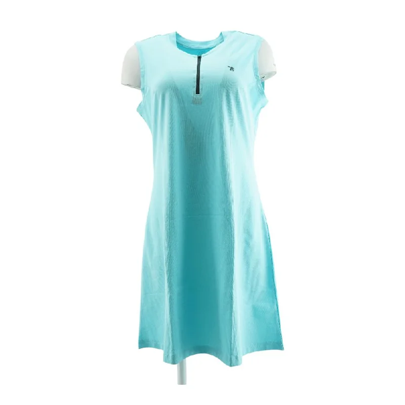 Best Bargains Blue Solid Midi Dress