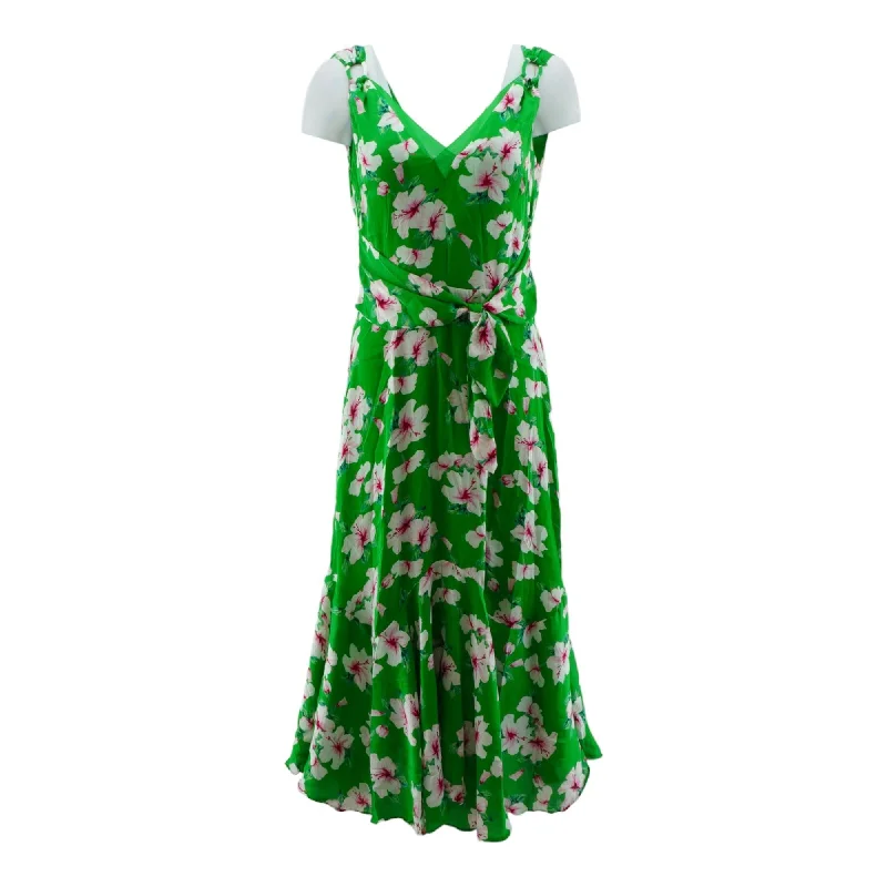Limited Stock Green Floral Maxi Dress