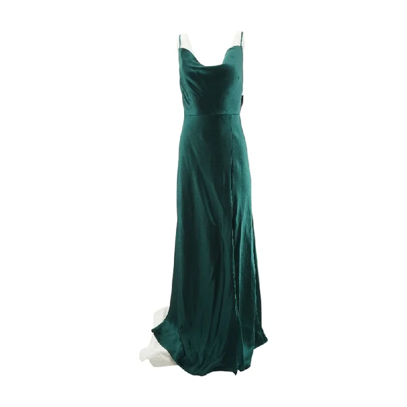 Best Bargains Green Solid Maxi Dress