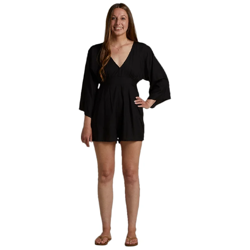 Stock Clearance Womens Kulana Romper - Black