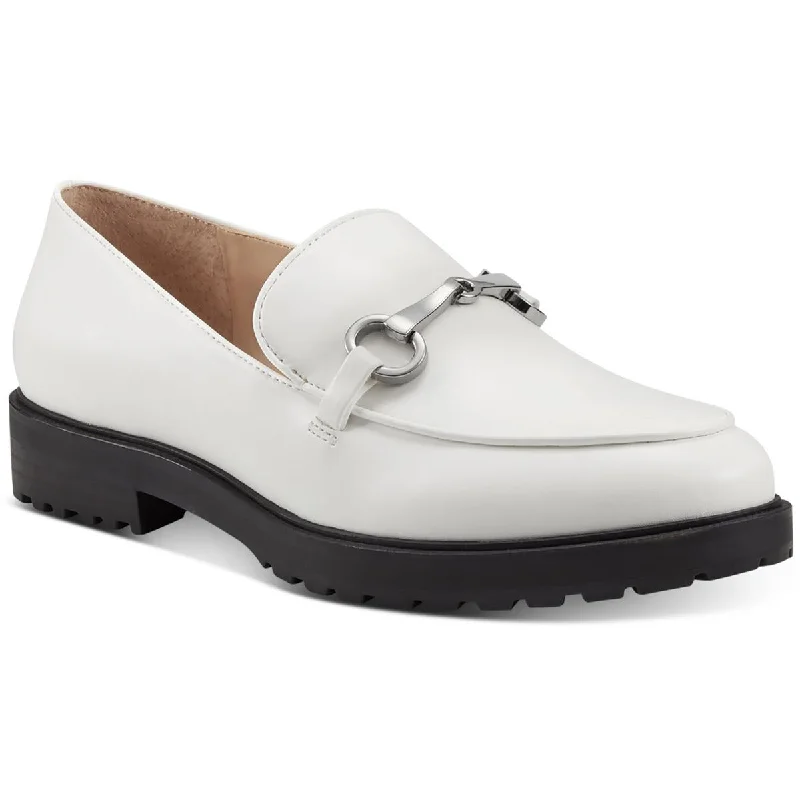 Savings Spectacular INC Womens Taylyn Faux Leather Lugged Sole Loafers