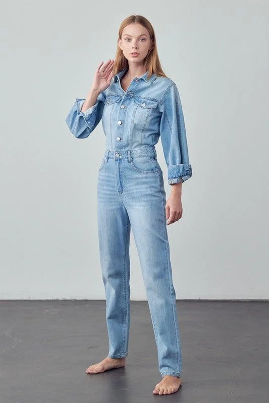 Discount Mania Insane Gene Balloon Sleeve Jumpsuit