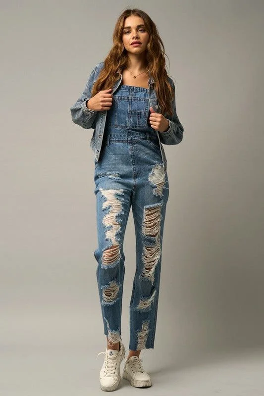 Unbeatable Prices Insane Gene Heavy Distressed Straight Fit Overall