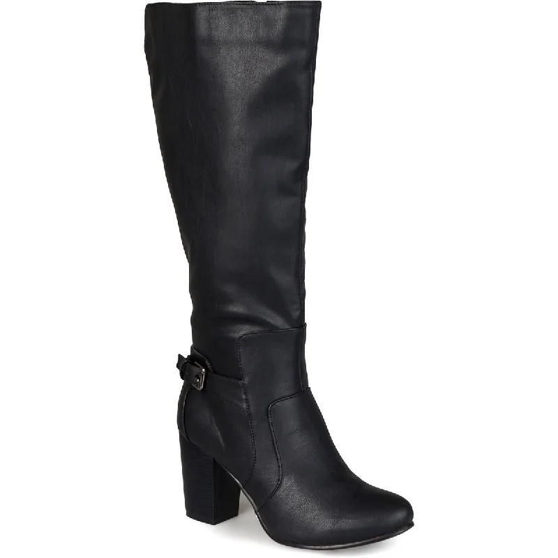 Inventory Reduction Journee Collection Womens Faux Leather Tall Knee-High Boots