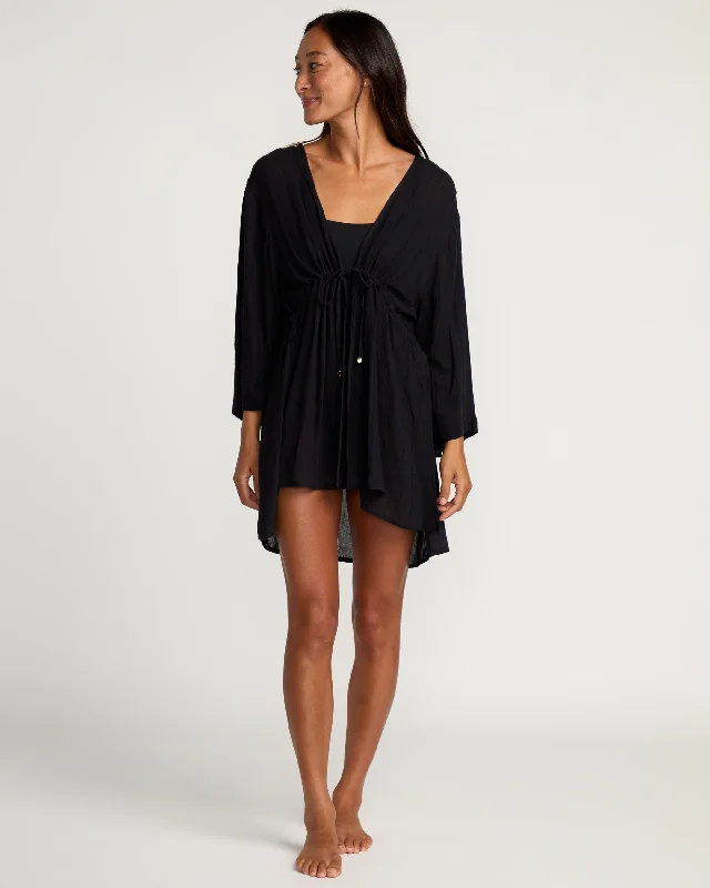 Price Drop Womens Kalani Kimono - Black