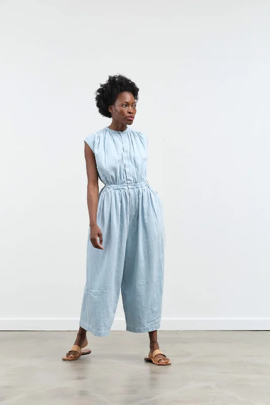 Super Sale 8oz Denim Non-Sleeve Gypsy All-In-One Jumpsuit