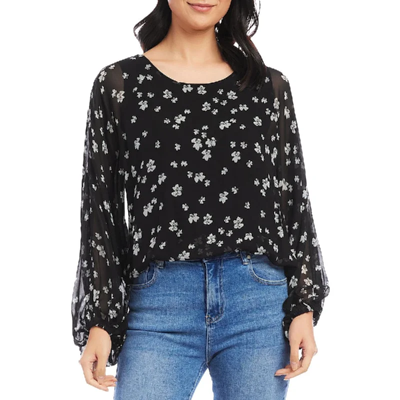 Limited Time Discount Karen Kane Womens Banded Scoop Neck Pullover Top