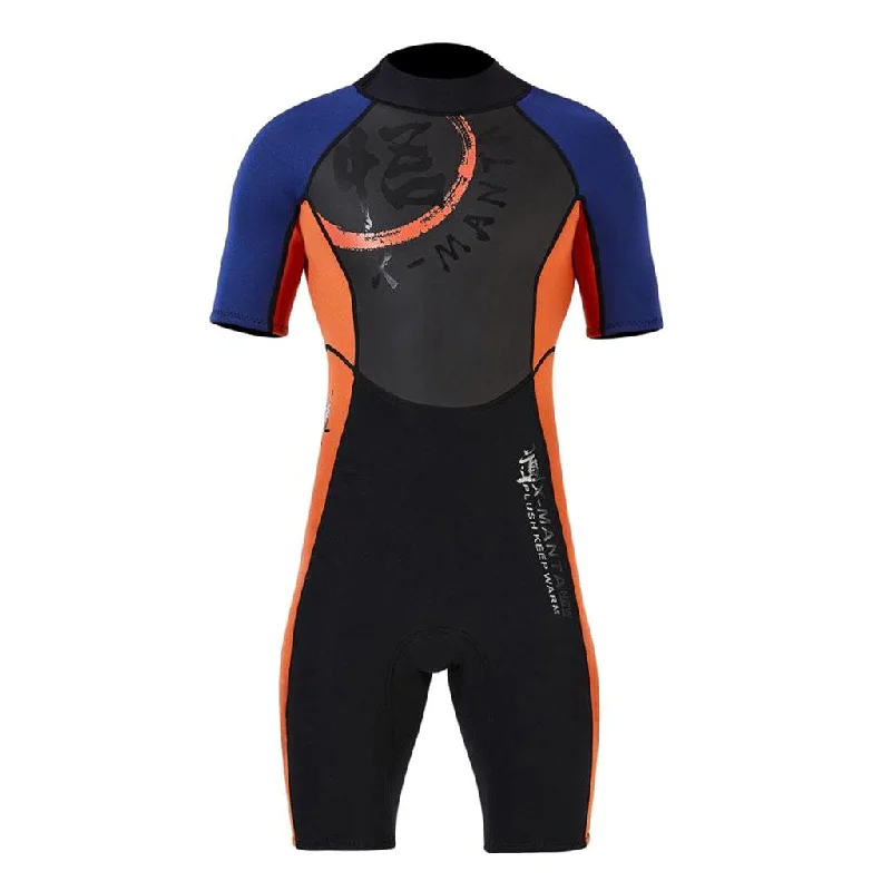 Seasonal Clearance Maxbell Maxbell Men Short Sleeve Wetsuit Jacket Diving Jumpsuit Surfing Dive Swimwear M Seasonal Clearance Maxbell Maxbell Men Short Sleeve Wetsuit Jacket Diving Jumpsuit Surfing Dive Swimwear M