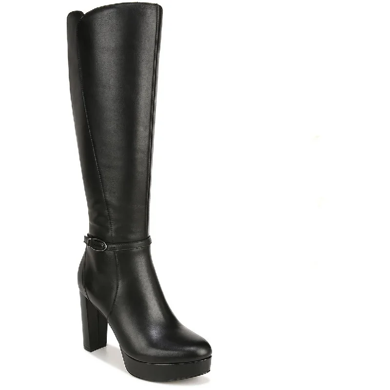 Referral Discount Naturalizer Womens Fenna Block Heel Platform Knee-High Boots
