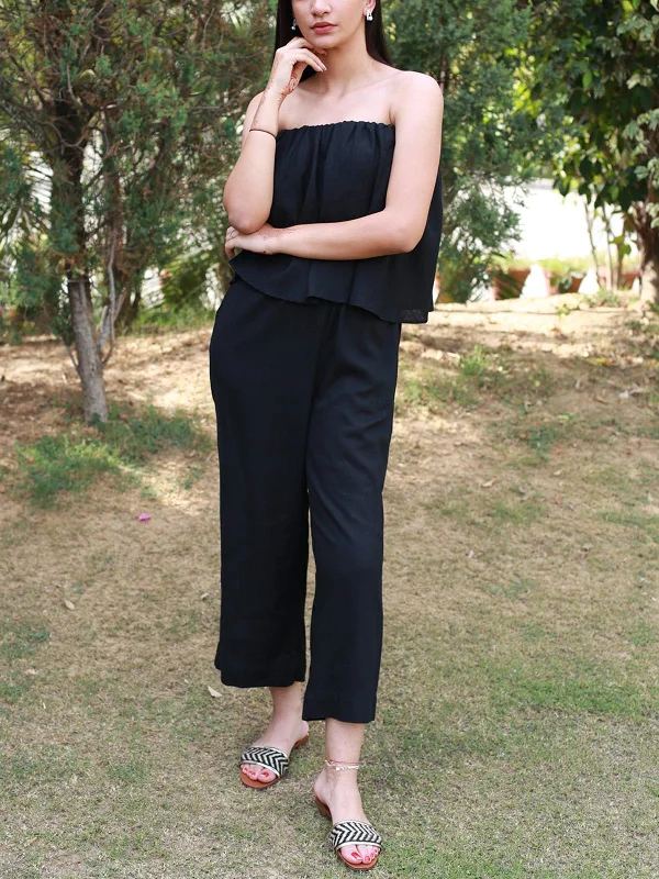Online Specials Off We Go Jumpsuit Black