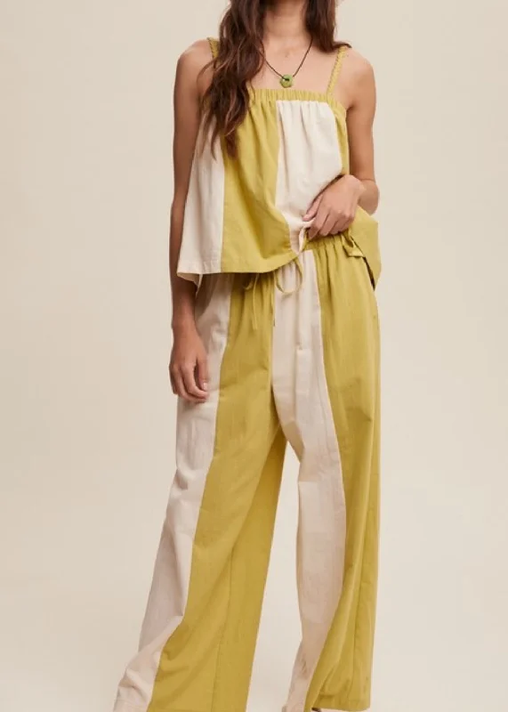 New Deals Playa Blanca Tank and Pant Set