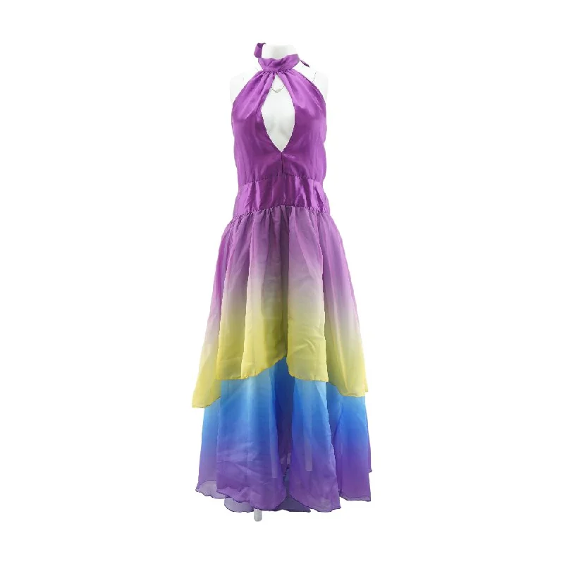 Crazy Deals Purple Tie Dye Maxi Dress