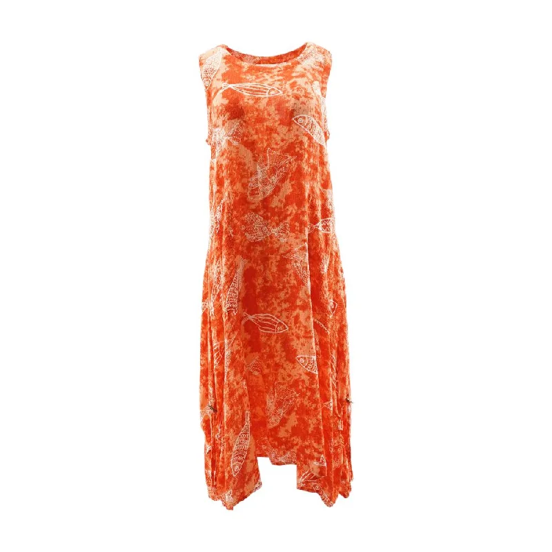 Closeout Sale Red Misc Maxi Dress