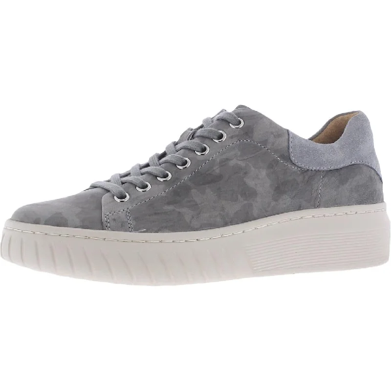 Deal Mania Sofft Womens Parkyn Leather Camo Print Casual and Fashion Sneakers