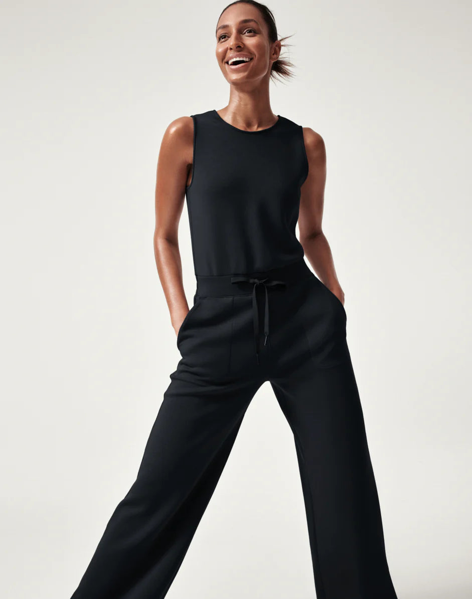 Discount Mania spanx black air essentials jumpsuit