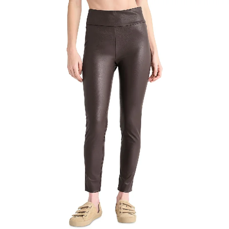Sneak Peek Sale Splendid Womens Faux Leather High Rise Skinny Pants