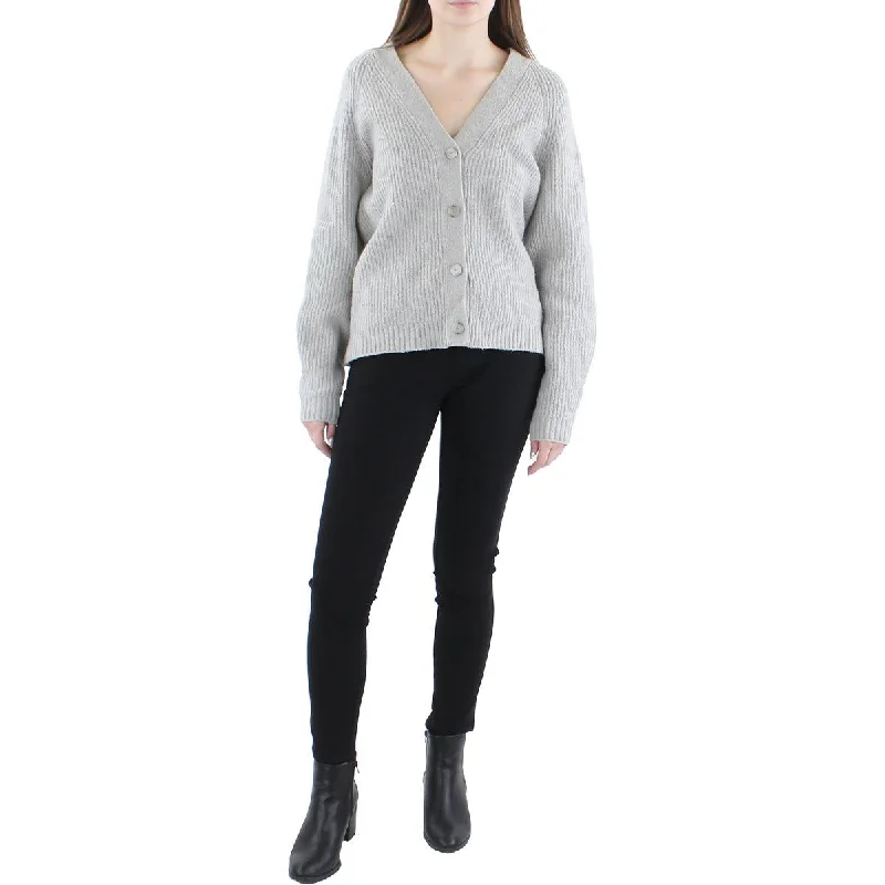 Instant Discount Theory Womens Organic Cotton Cropped Cardigan Sweater