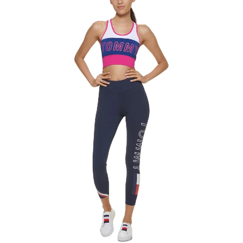 Markdowns Tommy Hilfiger Sport Womens Logo Activewear Sports Bra