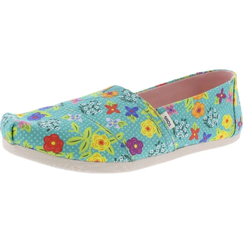 While Supplies Last Toms Womens Alpargata Canvas Slip-On Flats