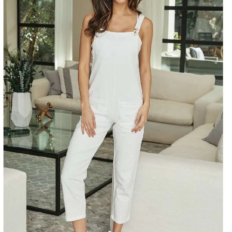 Price Drop Venti white jumpsuit