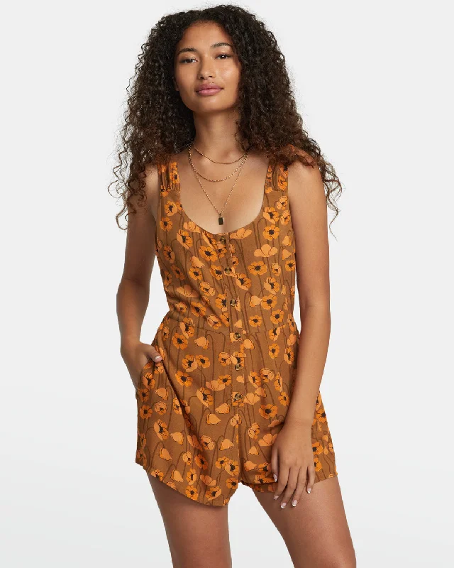 Act Now Valley Romper - Sienna