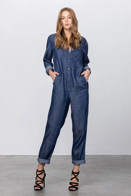 Epic Deals Insane Gene Premium Tencel Jumpsuit
