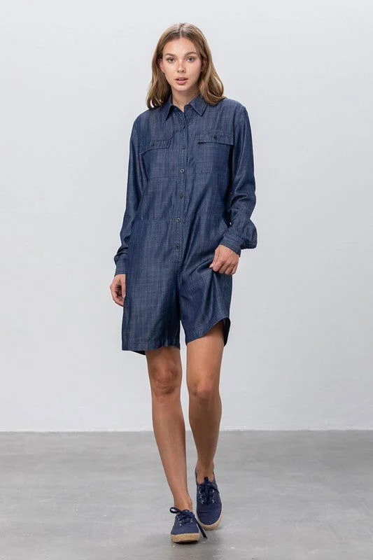 Exclusive Savings Insane Gene Tencel Short Jumpsuit